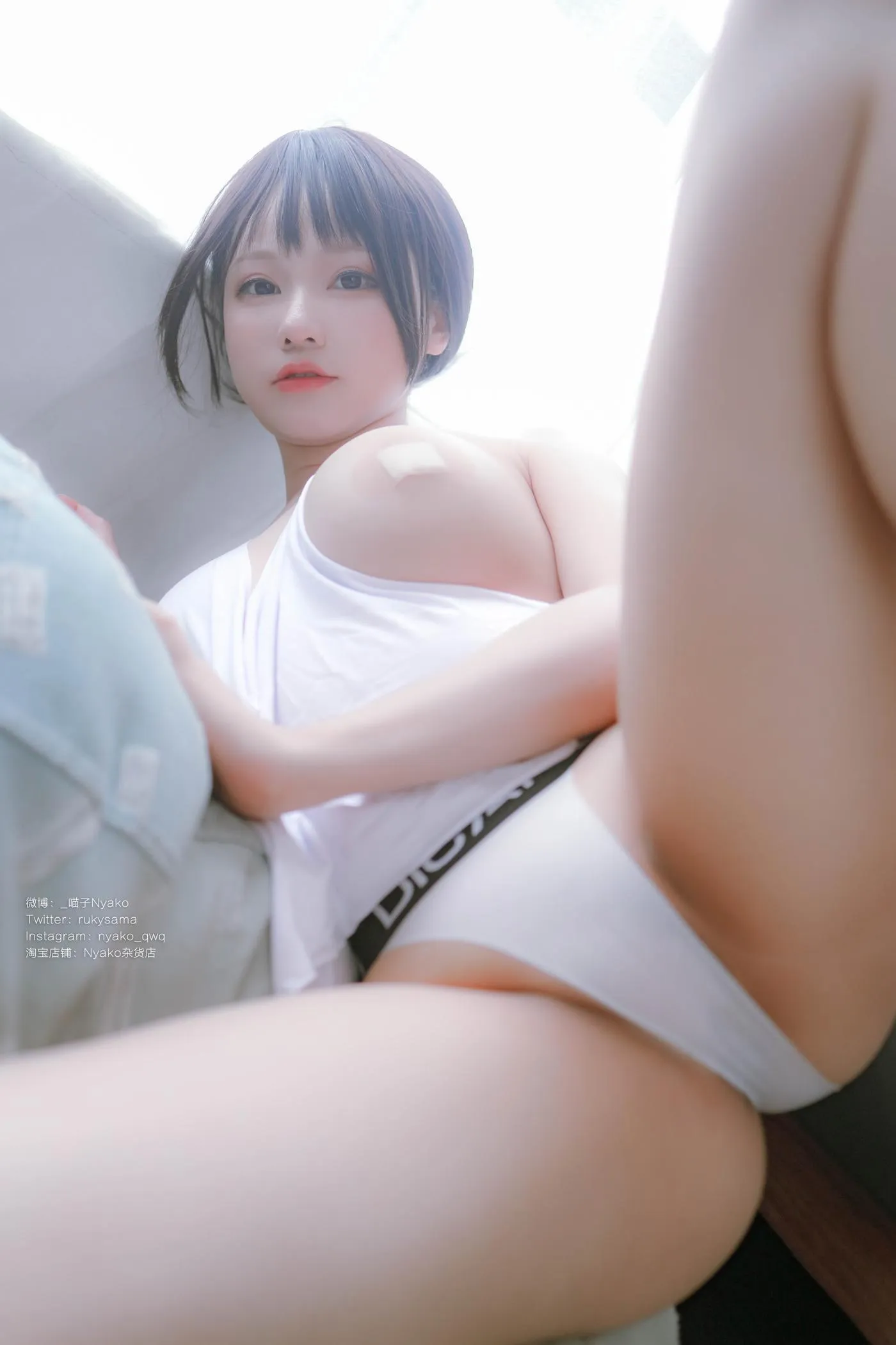 Nyako喵子 – NO.52 隣姉 背心 [78P]插图8